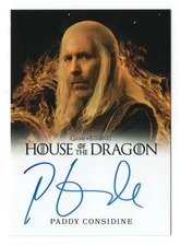 House of the Dragon Season 1 Autograph Paddy Considine as Viserys Targaryen