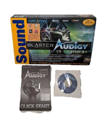 Creative Labs Sound Blaster Audigy MP3+ Sound Card Box Only