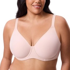 DELIMIRA Inbarely Lift Back Smooth Bra Gentle Rose 42H