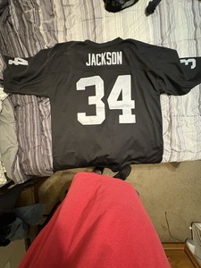 Mitchell & Ness Bo Jackson Oakland Raiders #34 Black NFL Football Jersey