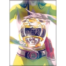 POWER RANGERS YELLOW RANGER ATA-BOY MAGNET 2.5” X 3.5” NEW