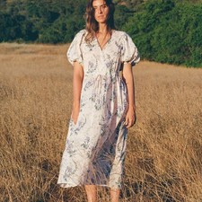 CHRISTY DAWN Dahlia Dress in Wildflower Bouquet NWT US MEDIUM