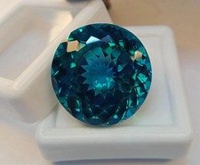 Round Cut 10 Ct Certified Natural Neon Blue Paraiba Tourmaline Loose Gemstone