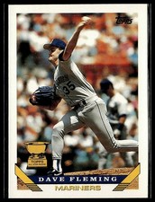 Dave Fleming *ALL STAR ROOKIE CARD* (ASR) 1993 Topps #45. rookie card picture