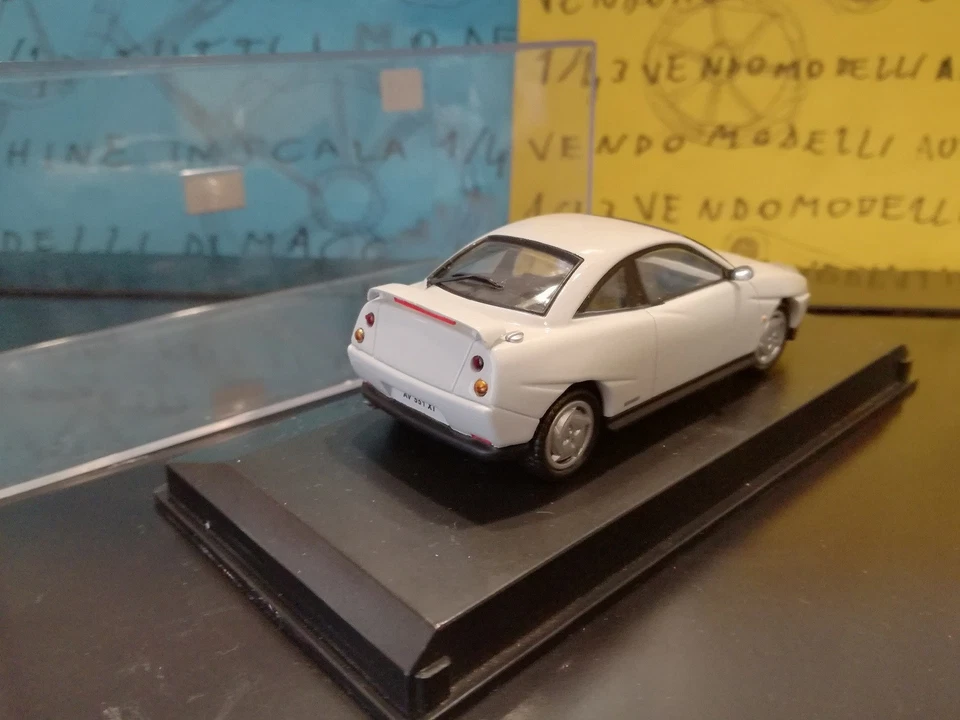 1/43 artigianale Fiat Coupè Coupe 1996 bianco blanc white weiss prof. repainted - Immagine 2 di 2