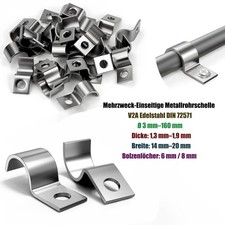 Metall einseitige Ringklemme Kabelklemme DIN ...
