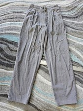 Vintage Wrangler Corduroy Pants Womens 12 24 X 29 Bareback 80s 90s Gray