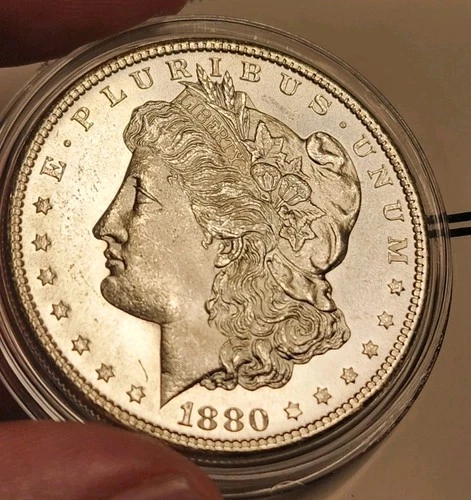 1880-S $1 Morgan Silver Dollar Semi PL MS BU