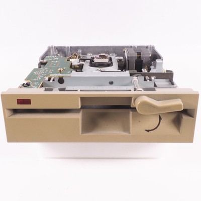 Vintage TEAC FD-55GFR-142-U 5.25'' Floppy Disk Drive Tested Working Beige