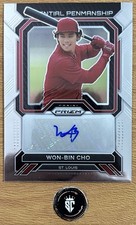 Won-Bin Cho 2023 Panini Prizm Baseball Potential Penmanship Autograph #PP-WC