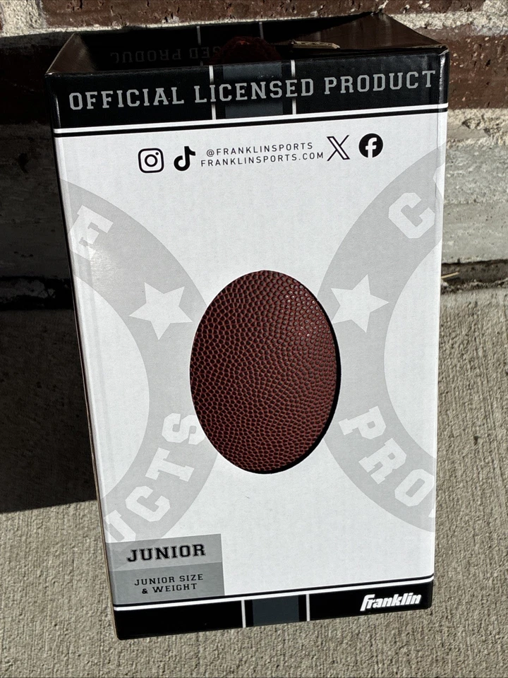 WISCONSIN BADGERS JR. TAMAÑO SERIE COLEGIADA FRANKLIN FÚTBOL OFICIAL CON LICENCIA Foto 3 de 3