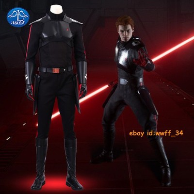 Star Wars Jedi Fallen Order Inquisitor Cal Costume Cosplay Suit Full Set Outfit
