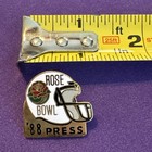 1988 ROSE BOWL PRESS PIN  Michigan State Spartans defeating the USC Trojans — photo 3