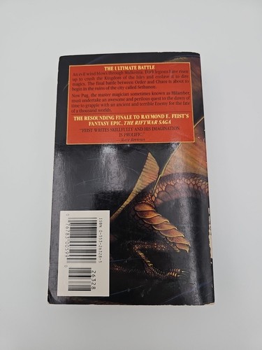 Raymond E. Feist - DARKNESS AT SETHANON - Riftwar Saga book 4 - Bantam 1986 PB - Imagen 2 de 8