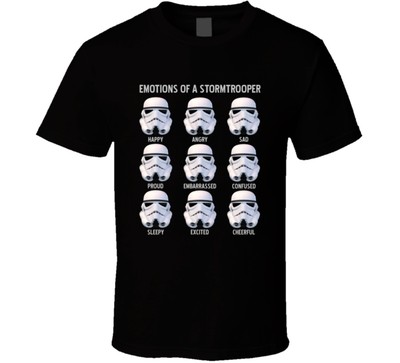 stormtrooper emotions t shirt