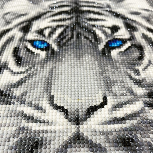 Diamond Art Kits for Adults, White Tiger Diamond Art Full 5D Diamond Art Kits Ti - Picture 3 of 6