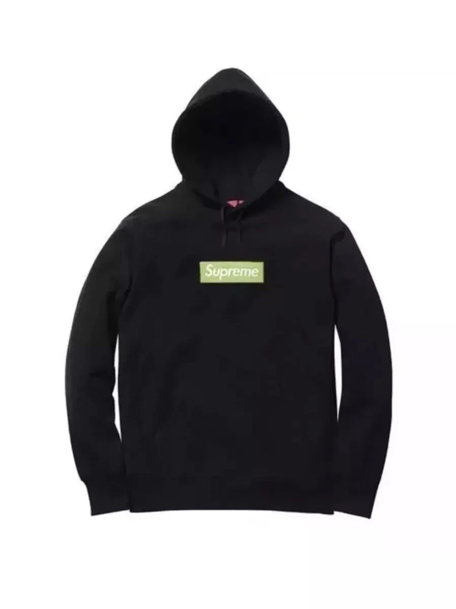 Supreme Box Logo Hooded Sweatshirt Hoodie Black (FW17)