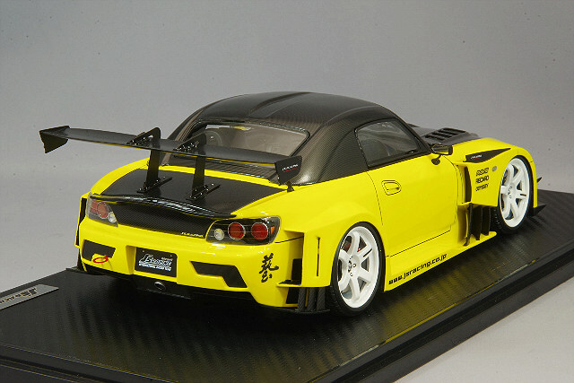 Honda S2000 Yellow 1/18  イグニッションモデル Ignition Model 1/18 J's Racing Honda S2000 (ap1) Yellow