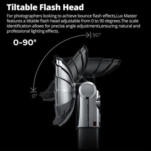 Godox Lux Master Retro Camera Flash TTL HSS Touch Screen Control Wireless Sync - Picture 8 of 13