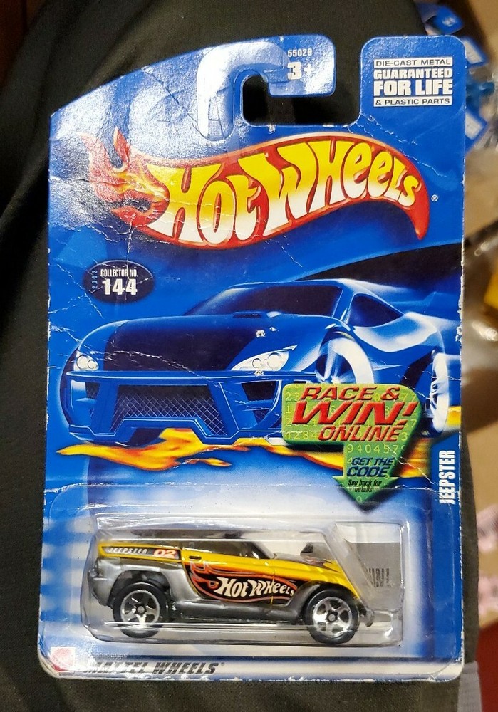 HOT WHEELS JEEPSTER #144 Die-Cast Car 2001