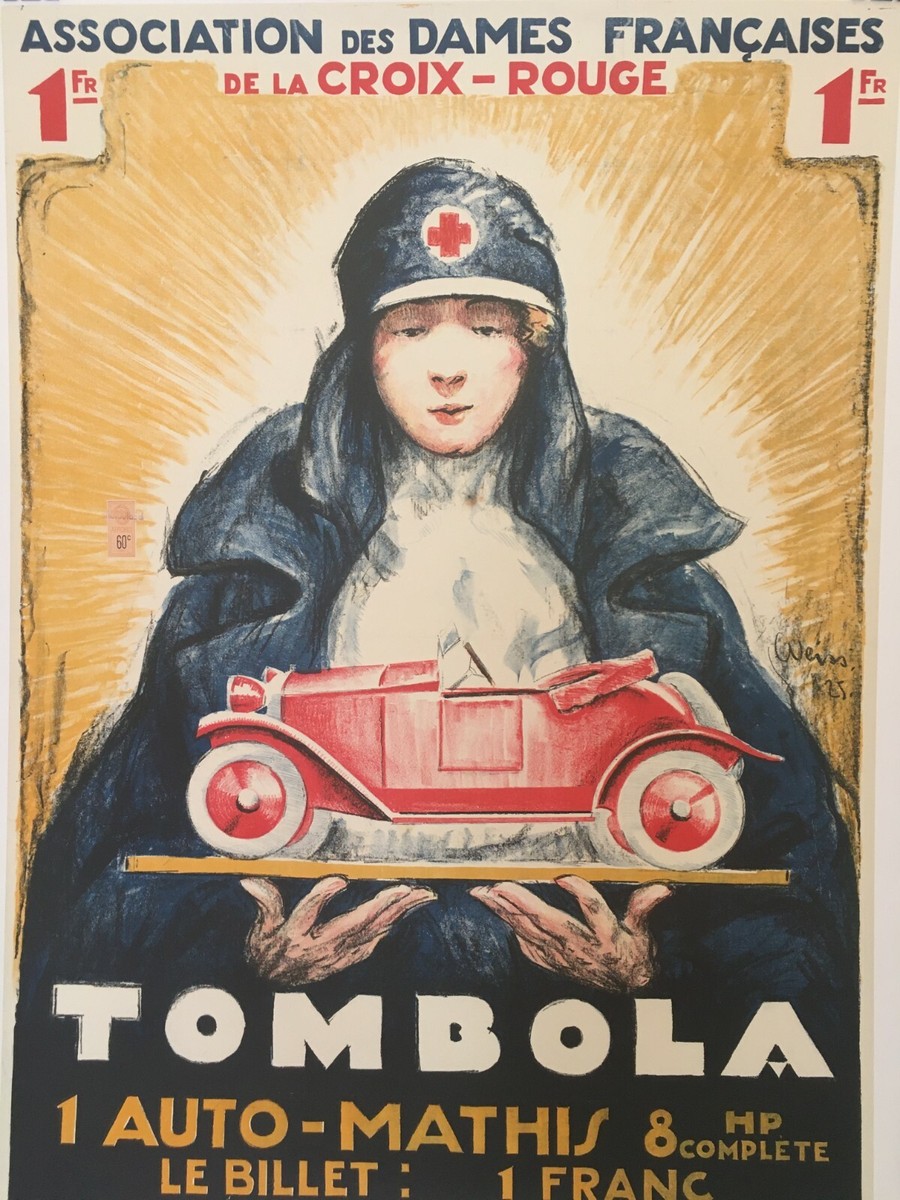 TOMBOLA, Original Vintage French Art Deco Poster | eBay