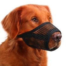 Dog Muzzle Soft Mesh Muzzles for Small Medium Large Dogs Chihuahua Poodle Hus...