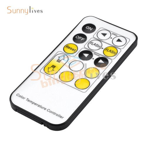 Dual color temperatures LED IR Remote Dimmer DC 5-24V LED Controller 15 Keys - Picture 6 of 11
