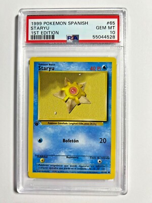 Pokémon ポケモン 初代 PSA10 Hitmonlee Staryu PSA 10 Gem Mint 1st Edition Staryu 1999 Pokemon Base Set