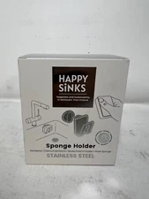 Happy Sinks Magnetic Sponge Holder for Sink - Steel