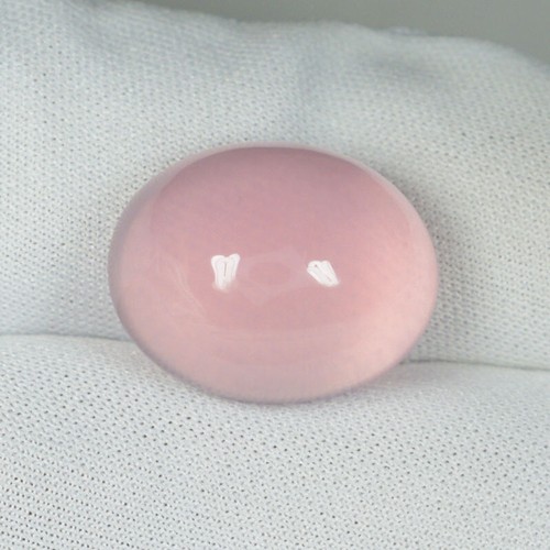 19.03 ct BEST GLOW / ROSE COLOR - NATURAL ROSE QUARTZ Cabochon - See Vdo ON