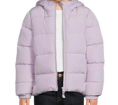 Swiss Tech Girls Heavyweight Puffer Coat, Lavender & Pink, Size 14 and up- New - Picture 5 of 8
