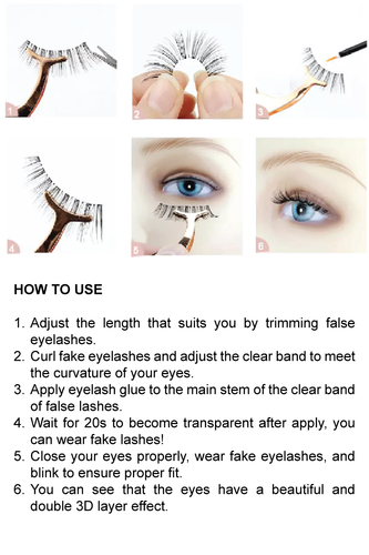 Uzuri Life Super Strong Eyelash Glue - Waterproof, Latex-Free, Clear Adhesive - Picture 5 of 6