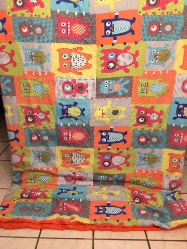 VGUC-HTF- Full size kids Alien Monster Comforter - Picture 5 of 8