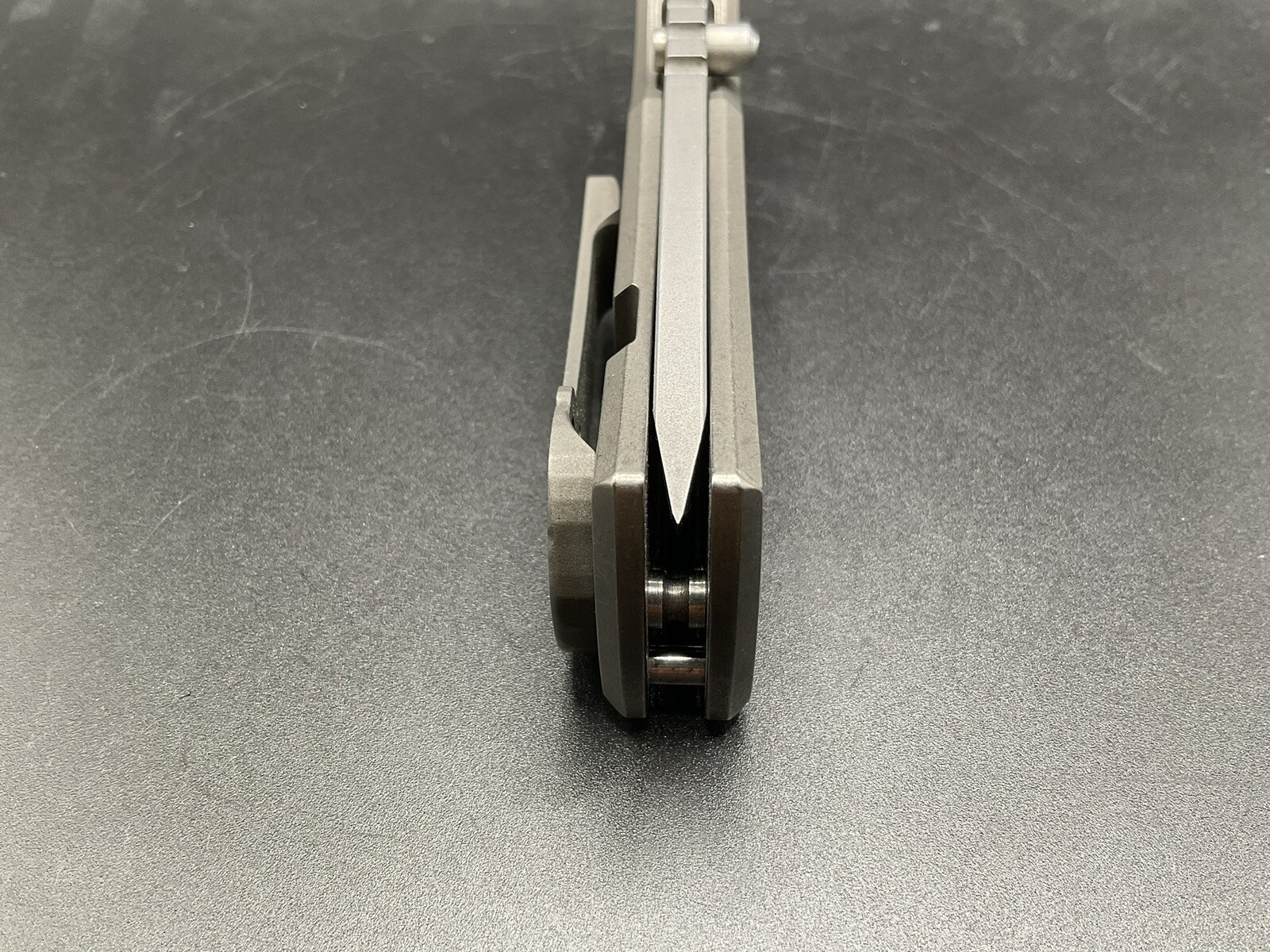 Chaves Knives American Made 228 V1 Titanium Hand Ground S35VN eBay