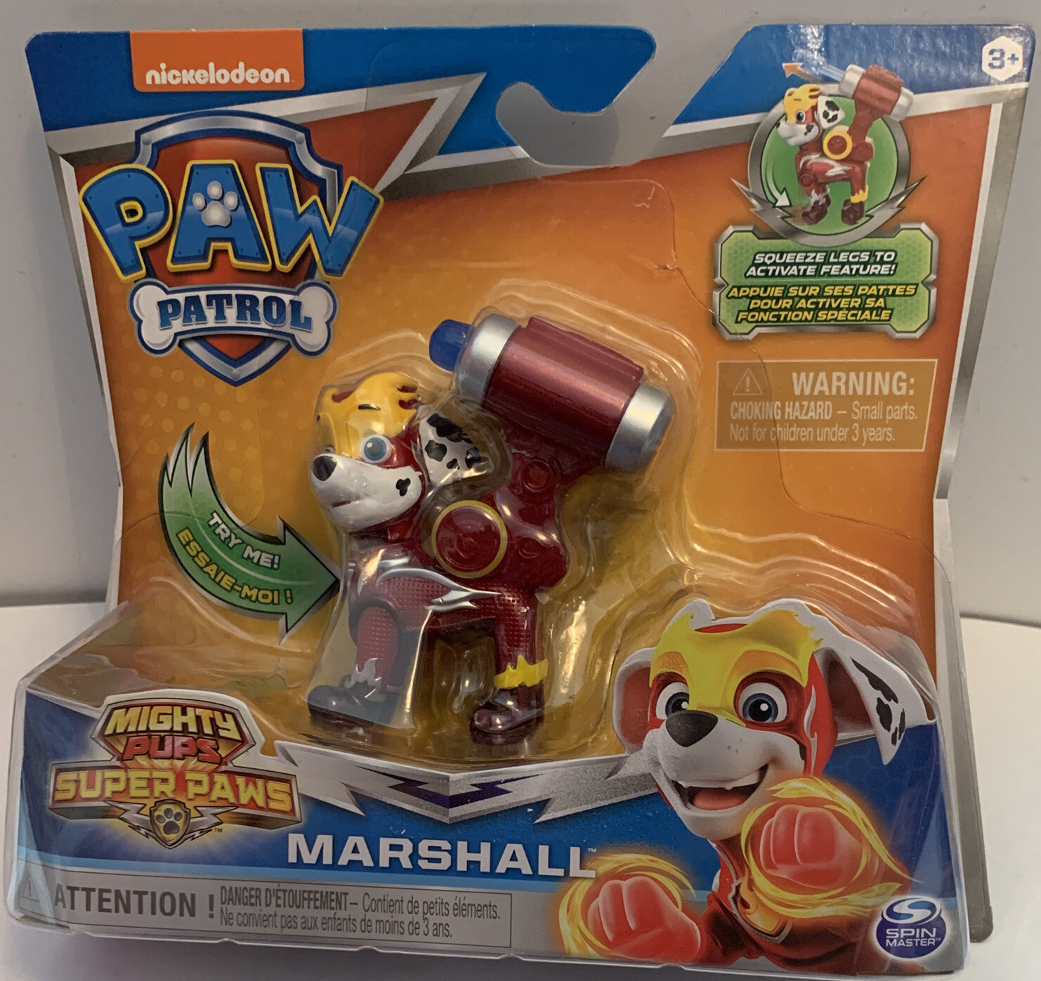 Paw Patrol Mighty Pups Super Paws that Lights Up! Marshall G