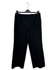 Vintage Talbots women's dress wool blend lined pant black high waist size 10