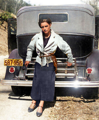 Bonnie & Clyde Bonnie Parker Snapshot  11 x 14'' Photo Print