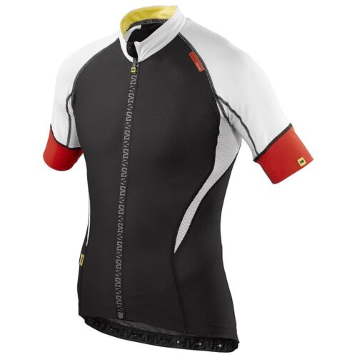 Mavic Hc Jersey SS Schwarz Weiß & Rot Fahrradshirt Bike Shirt Trikot Größe: S - Bild 1 von 2