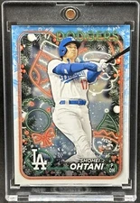 Shohei Ohtani RARE TOPPS HOLIDAY INVESTMENT CARD SSP DODGERS MVP MINT