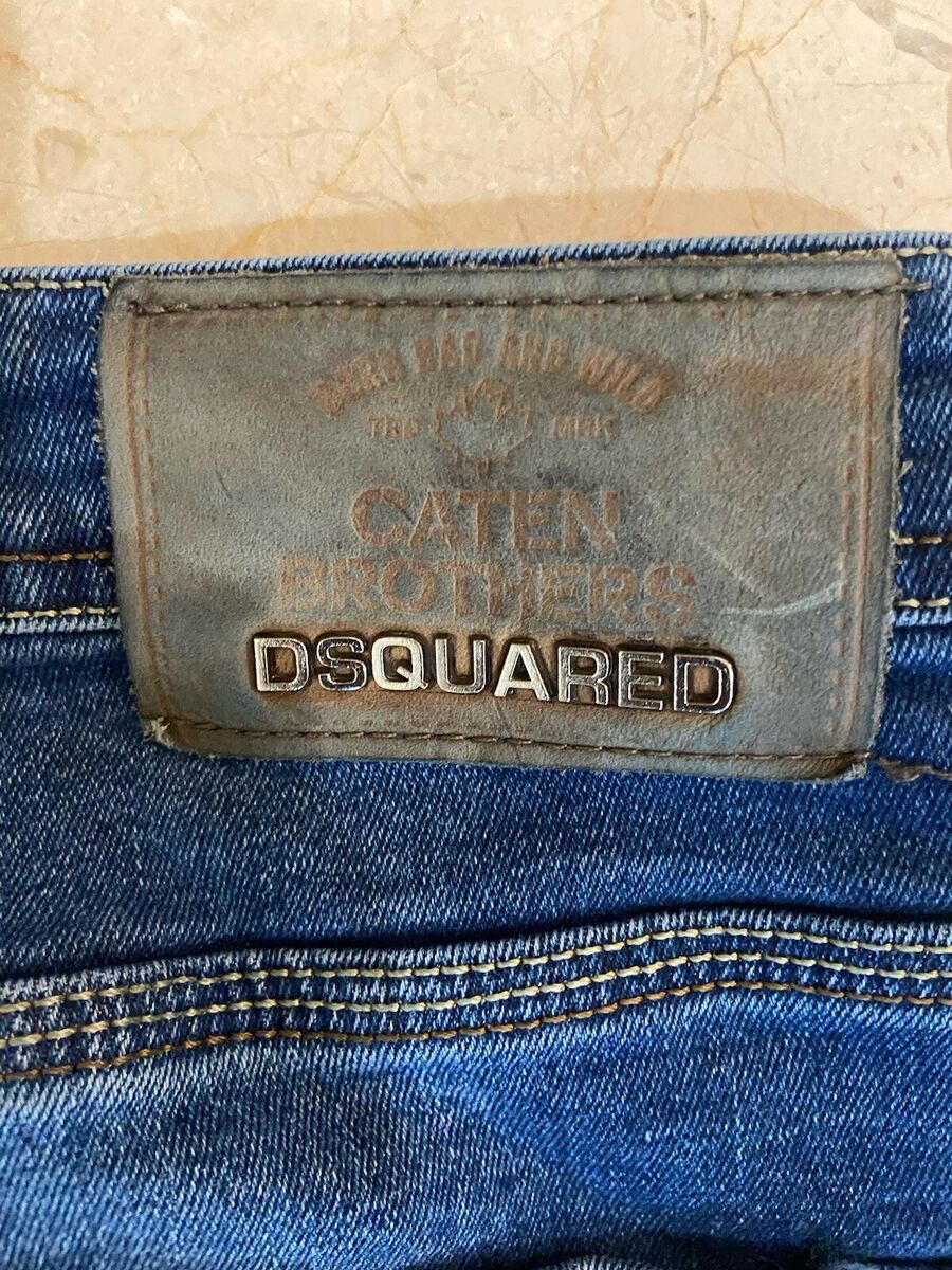 Dsquared 2 Made in Italy Blue Denim Jeans Men Size 48X34 US Dsquared 2 Made in Italy Blue Denim Jeans Men Size 48X34 US