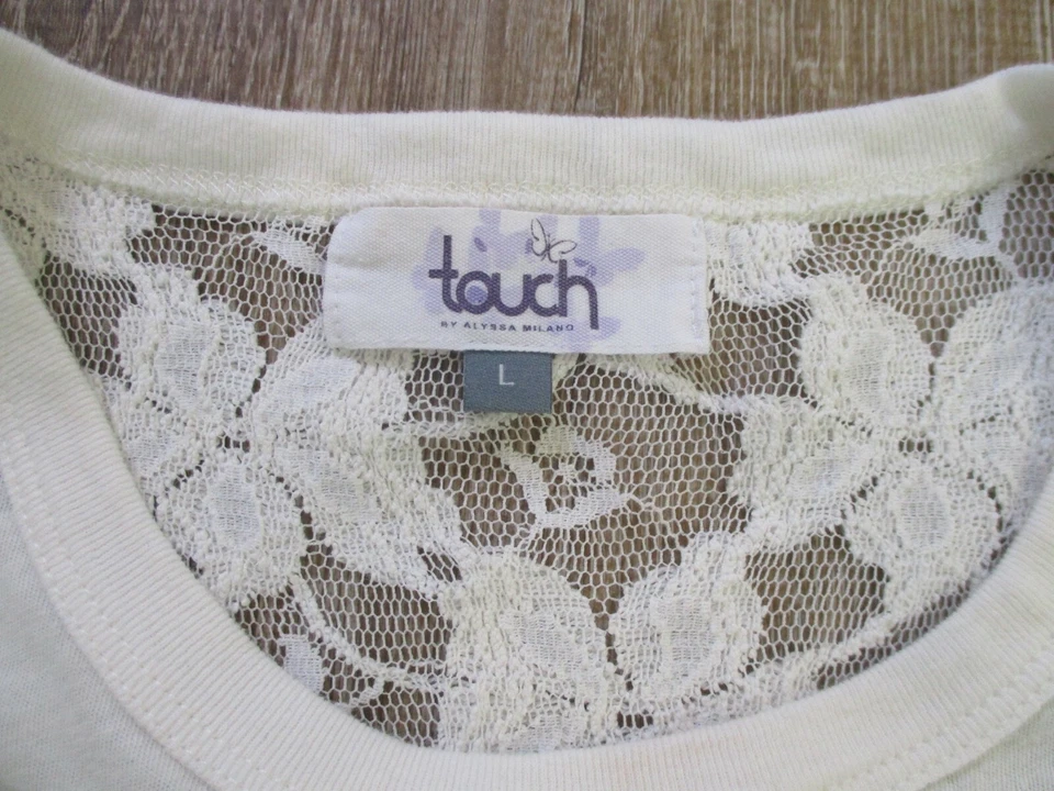 Washington Nationals Womens Large Touch NL East Division Lace loose T-shirt - Image 2 of 4