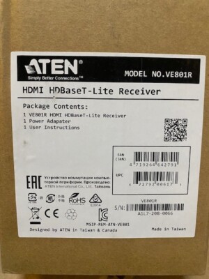 Aten HDMI HDBaseT-Lite Receiver VE801R