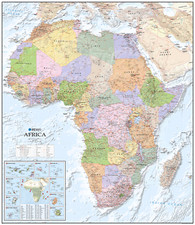 Map of Africa - African Political Map, Poster of Africa
