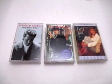 Lot of 3 Country Cassette Tapes Faith Hill Tim McGraw Vince Gill