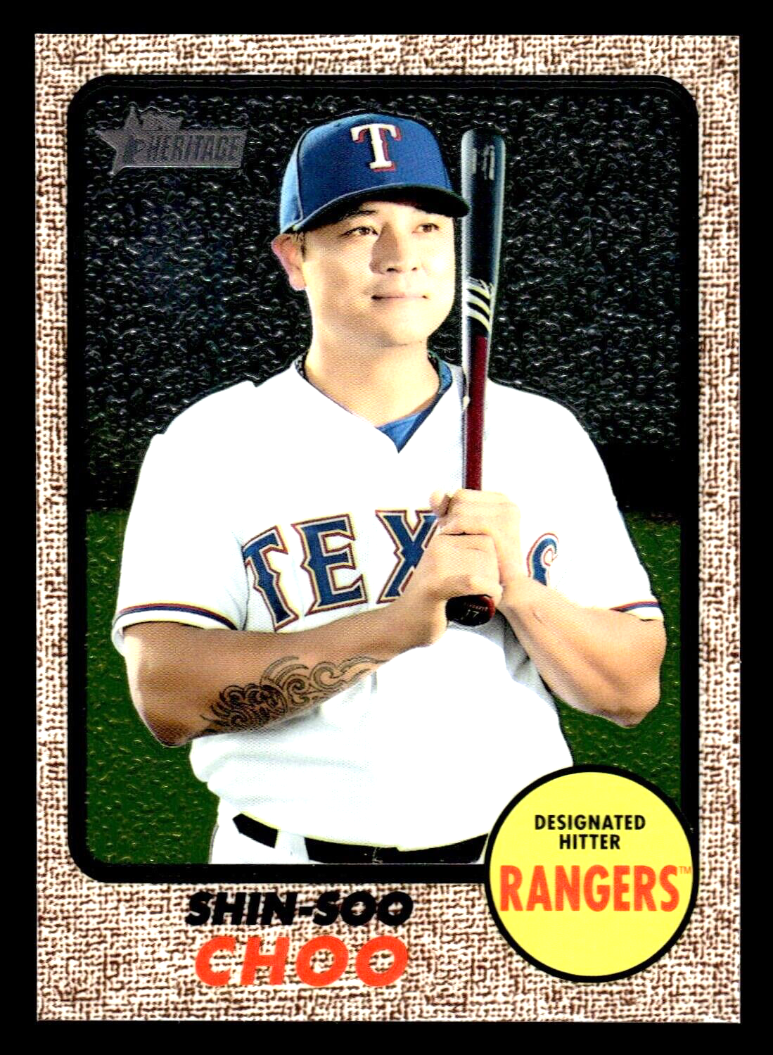 2017 Topps Heritage High Number Shin-Soo Choo Chrome #THC-717 -/999