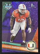 2023 Bowman U Chrome Jahfari Harvey /399 Purple Mini-Diamond Miami SEE PICS
