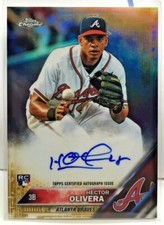 Hector Olivera 2016 Topps Chrome GOLD Refractor RC on-card Autograph Auto #'d/50