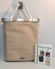 Wine Cheese Cooler Picnic Time Metro Trio Insulated Tote Basket Cooler 