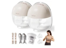 NCVI Hands Free Wearable Breast Pump 8111, Lightweight Breastfeeding Pump