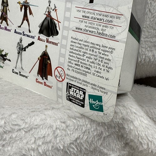 Star Wars Yoda Animated Clone Wars 2003 Cartoon Network 3,75 Zoll Actionfigur - Bild 13 von 14